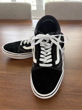 Vans Black and White Old Skool Skate Sneakers
